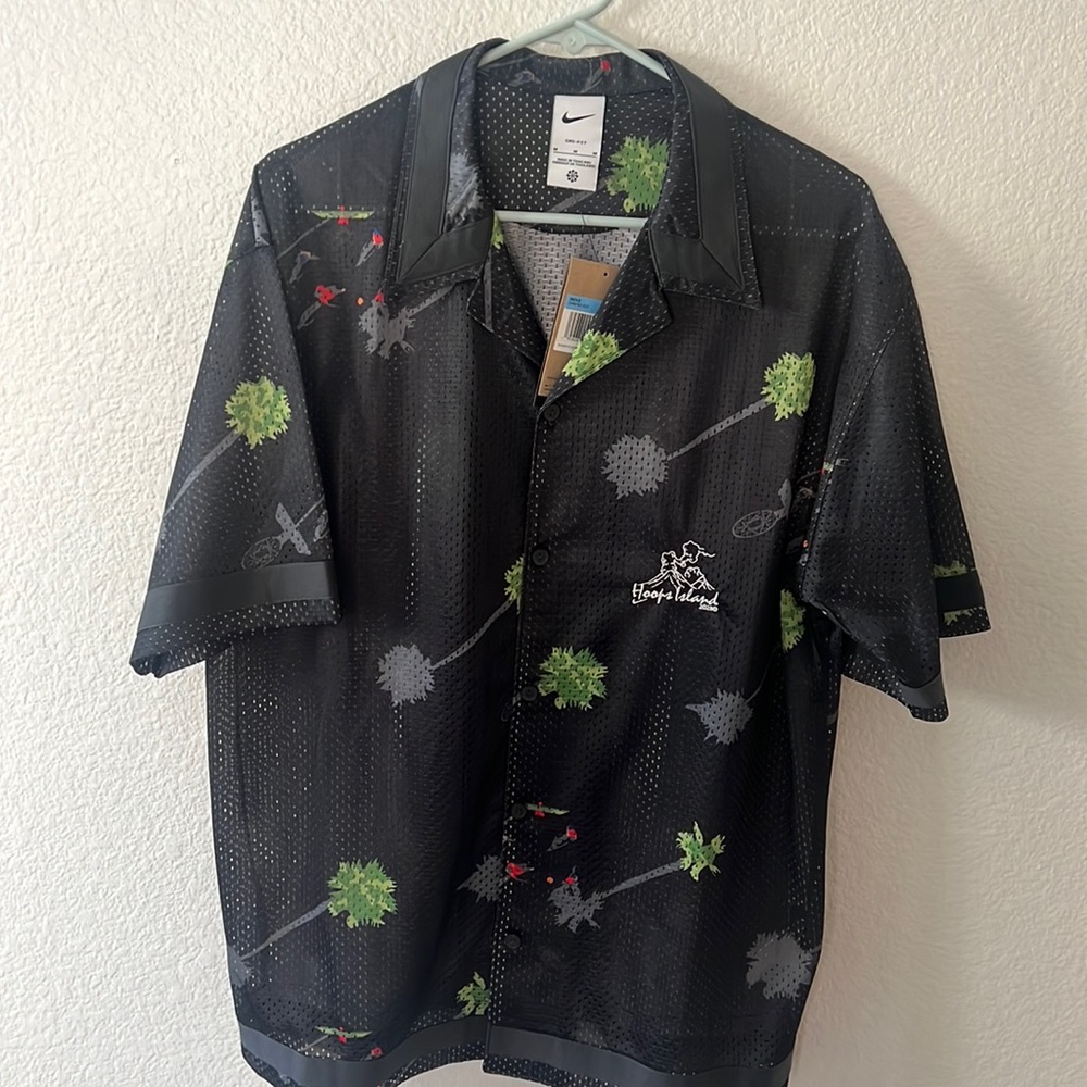 Nike “Hoops Island” S/S Button up
